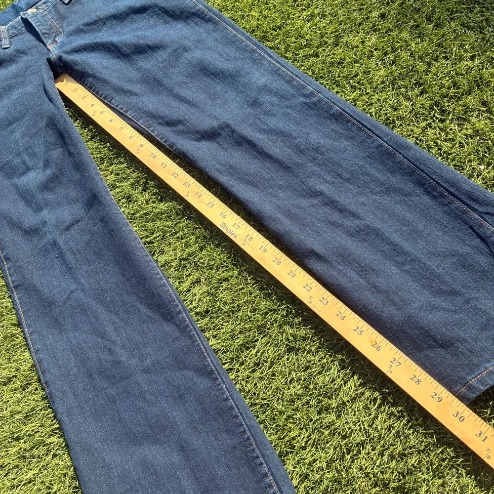 Wrangler Q-Baby Ultimate Riding Jeans Womens 5/6 29x30 Dark Wash Bootcut Denim - Picture 4 of 9